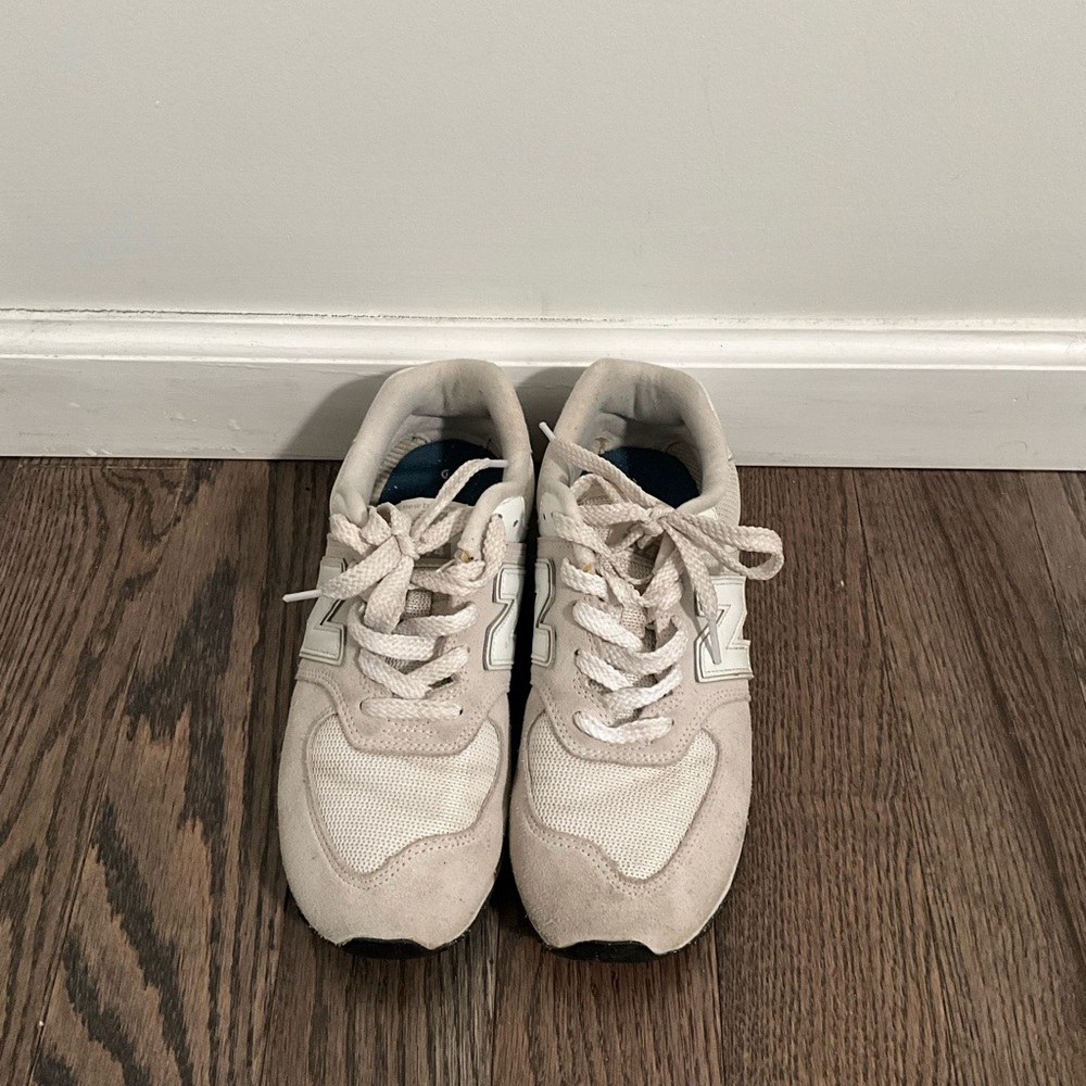 New Balance Cream Sneakers